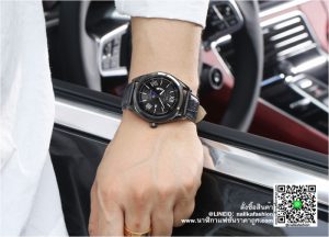 นาฬิกา Naviforce NF9108 สายหนัง สีดำ ส่งฟรี มีบริการเก็บเงินปลายทาง
