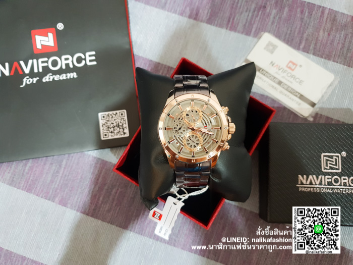 นาฬิกา Naviforce NF9149 สายสแตนเลส สุดเทห์ รีวิว ของแท้ ส่งฟรี มีบริการเก็บเงินปลายทาง