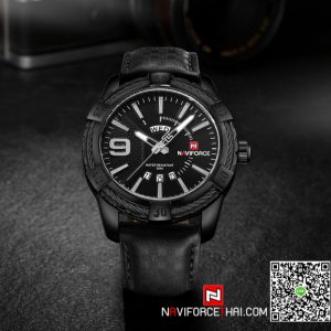 นาฬิกา Naviforce NF 9117L โคตรเท่ห์ สีดำ สายหนัง ของเเท้ พร้อมกล่อง รับประกัน 1 ปี ส่งฟรี มีบริการเก็บเงินปลายทาง
