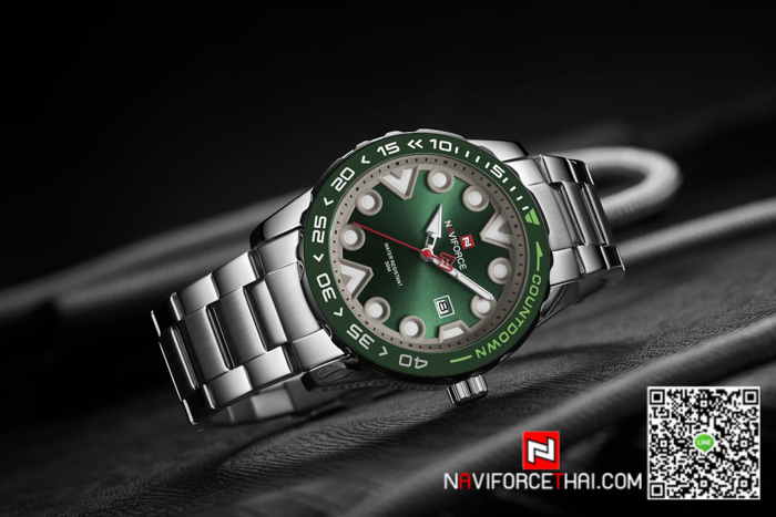 นาฬิกา Naviforce NF 9178 สีเขียว สุดคูล สุดเข้ม ของเเท้ พร้อมกล่อง รับประกัน 1 ปี ส่งฟรี มีบริการเก็บเงินปลายทาง