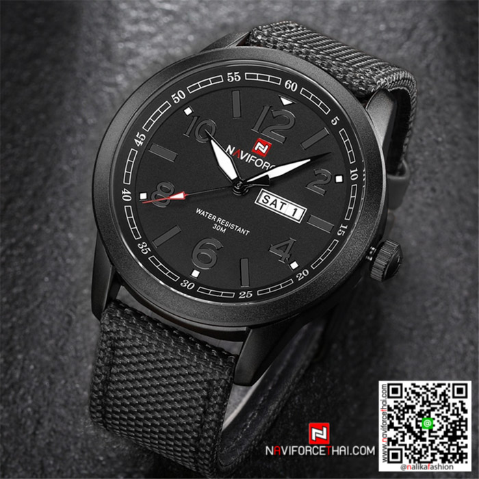 นาฬิกา Naviforce NF 9101 อย่างเท่ห์ สีดำ สายหนัง ของเเท้ พร้อมกล่อง รับประกัน 1 ปี ส่งฟรี มีบริการเก็บเงินปลายทาง