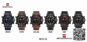 นาฬิกา Naviforce NF 9135 ของมันต้องมี ดูดี สายหนัง ของเเท้ พร้อมกล่อง รับประกัน 1 ปี ส่งฟรี มีบริการเก็บเงินปลายทาง