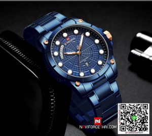 นาฬิกา Naviforce NF 9152 สีน้ำเงิน เรือนดูดี ของแท้ พร้อมกล่อง รับประกัน 1 ปี ส่งฟรี มีบริการเก็บเงินปลายทาง