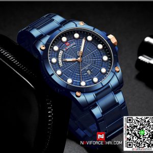 นาฬิกา Naviforce NF 9152 สีน้ำเงิน เรือนดูดี ของแท้ พร้อมกล่อง รับประกัน 1 ปี ส่งฟรี มีบริการเก็บเงินปลายทาง