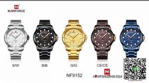 นาฬิกา Naviforce NF 9152 เรือนดูดี ของแท้ พร้อมกล่อง รับประกัน 1 ปี ส่งฟรี มีบริการเก็บเงินปลายทาง
