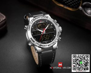 นาฬิกา Naviforce NF 9164 ของมันต้องมี สีดำ สุดเท่ห์สุดปัง สายหนัง พร้อมกล่อง รับประกัน 1 ปี ส่งฟรี มีบริการเก็บเงินปลายทาง