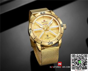 นาฬิกา Naviforce NF 9155 สีทอง หล่อ เท่ห์ ของมันต้องมี ของแท้ พร้อมกล่อง รับประกัน 1 ปี ส่งฟรี มีบริการเก็บเงินปลายทาง